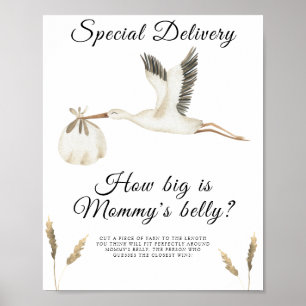 Stork - how big is mommy's belly game poster