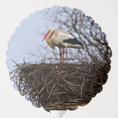 Stork in Nest Balloon