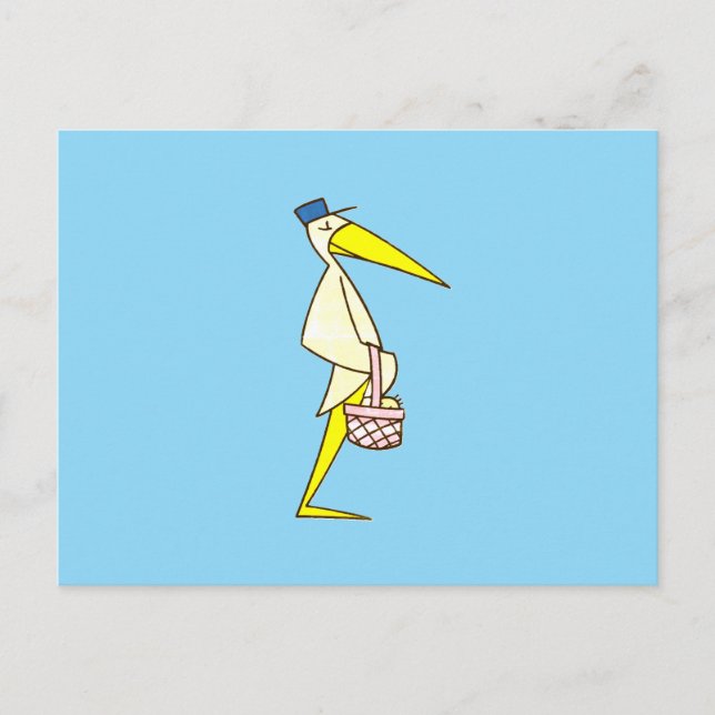 Stork merchandise postcard (Front)