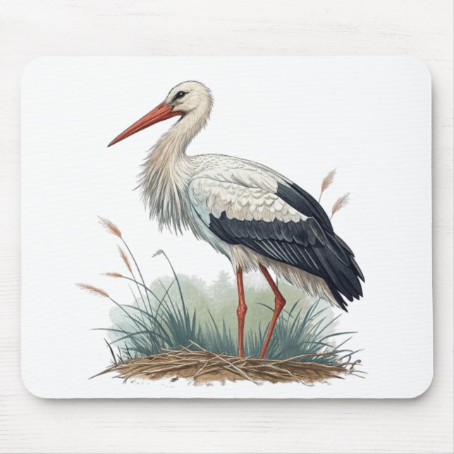 Stork Mouse Pad (Front)