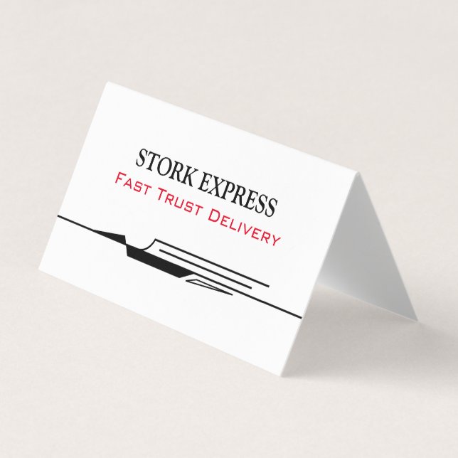 Stork Speed Liner Business Card (Front)