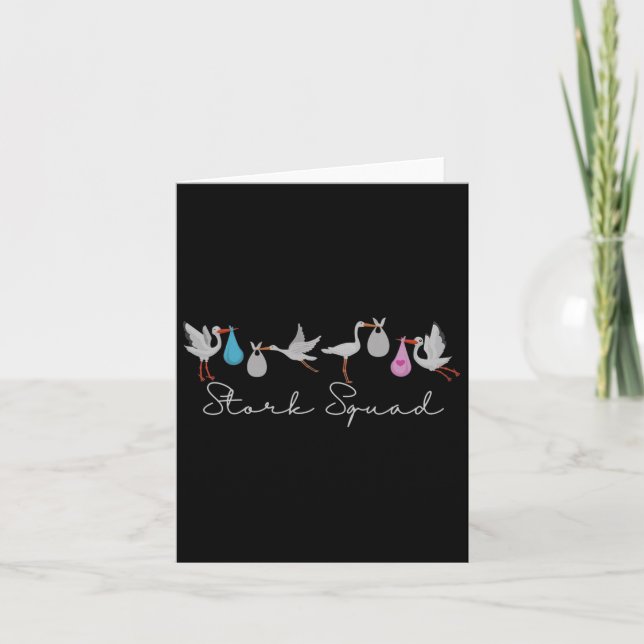Stork Squad Nurse Labor And Delivery Edition  Card (Front)