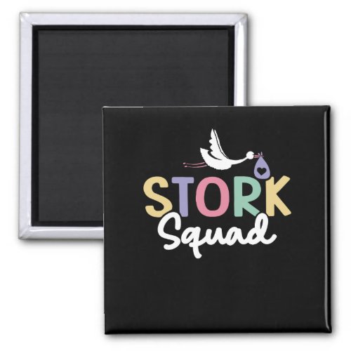 Stork Squad Rainbow Magnet