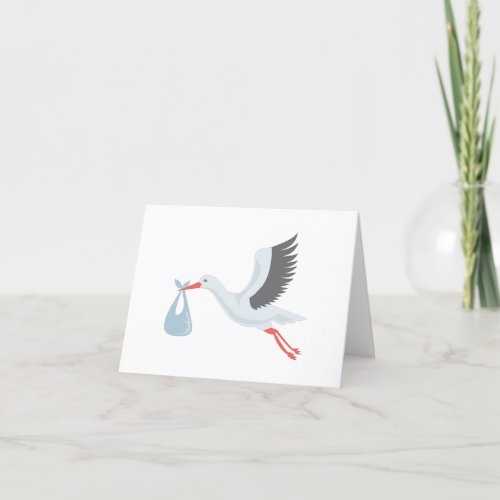 Stork The Delivery Thank You Card
