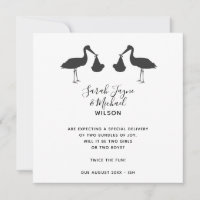 Stork Baby Card - Pazzles Craft Room