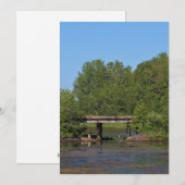 Stork Under a Bridge (Front/Back)