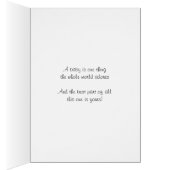 Stork with baby Boy Cards (Inside (Right))