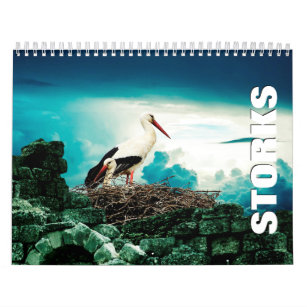 Storks Wall Calendar