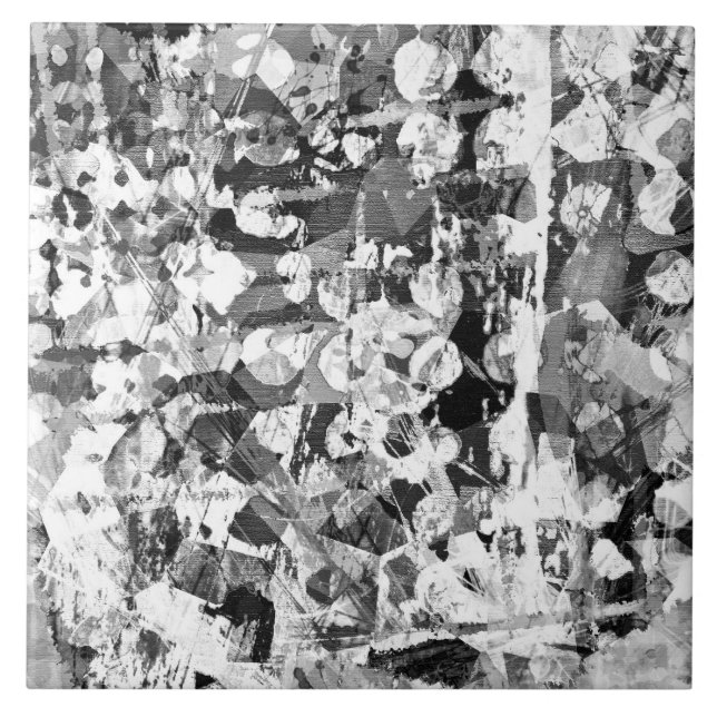 Storm Abstract Ceramic Tile (Front)