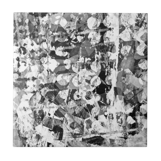 Storm Abstract Ceramic Tile (Front)