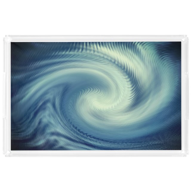 Storm Acrylic Tray, Extra Large Tray (Front)