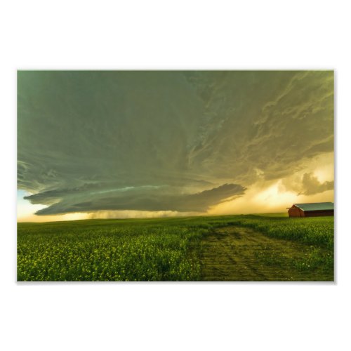 Storm and Barn Photo Print