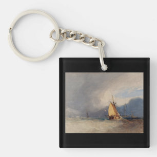 Storm Approaching 1830 Keychain