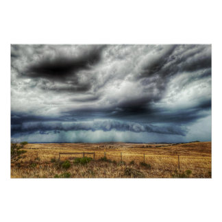 'Storm Approaching' Weather Photo Poster