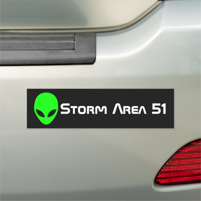 Storm Area 51 Car Magnet (In Situ)