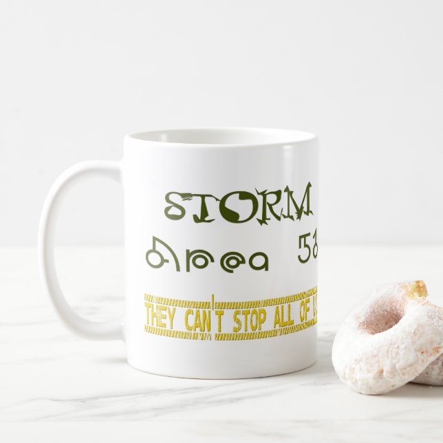 Storm Area 51 Coffee Mug (With Donut)
