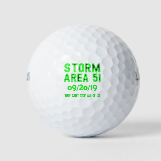 storm area 51 golf balls (Front)