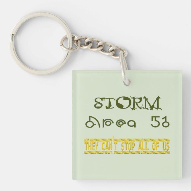 Storm Area 51 Keychain (Front)