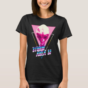 Storm Area 51 Synthwave Vaporwave Retro 80s Alien T-Shirt