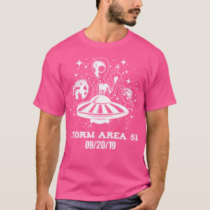 Storm Area 51 They Can'T Stop All Of Us Funny Ufo T-Shirt