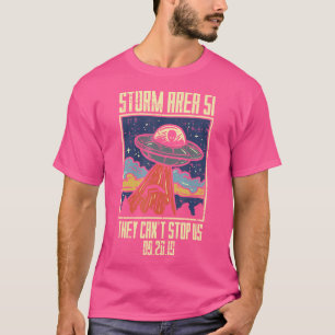 Storm Area 51 They Cant Stop Us 092019 Ufo Retro A T-Shirt