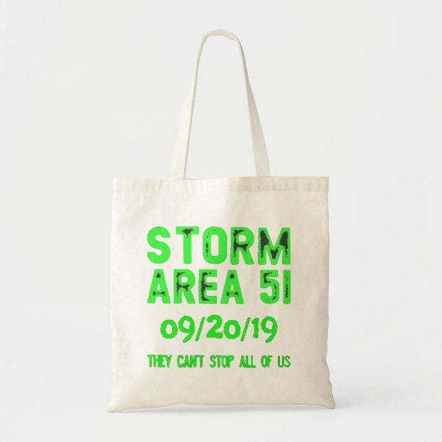 storm area 51 tote bag (Front)