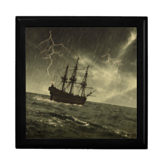 Storm at Sea Keepsake Box