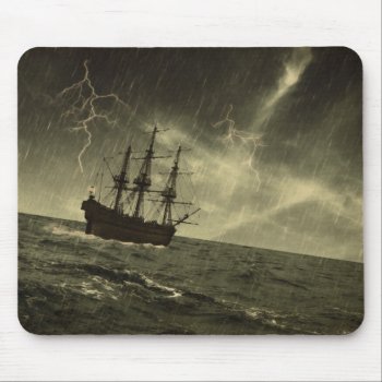 Storm At Sea Mouse Pad by CaptainScratch at Zazzle