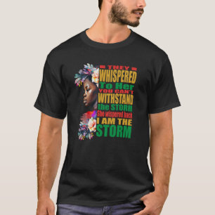 Storm BLM Black African Pride Black History Month T-Shirt
