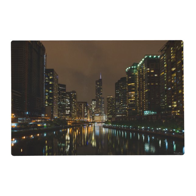 Storm Brewing Over Chicago Placemat (Front)