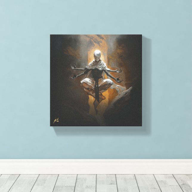 Storm Canvas Print (Insitu(Wood Floor))