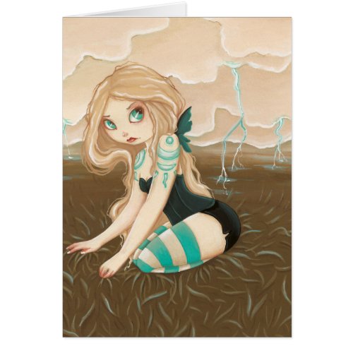 Storm Caster - Goth fairy lightning Cards