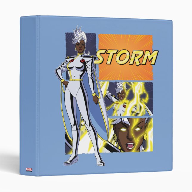 Storm Character Panel Graphic 3 Ring Binder (Front/Spine)
