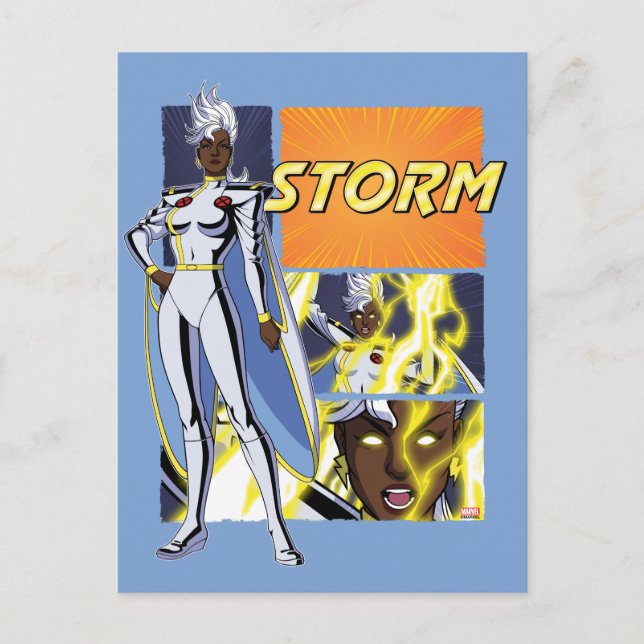 Storm Character Panel Graphic Postcard (Front)