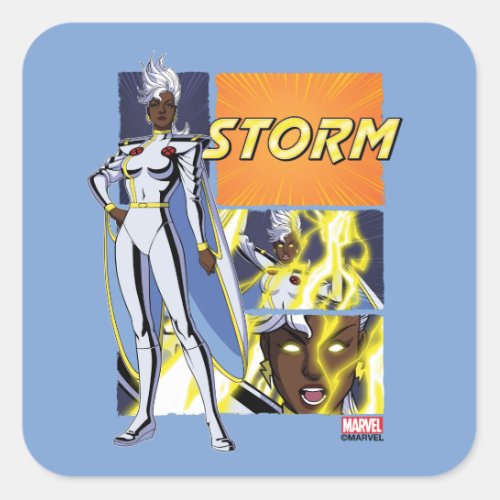 Storm Character Panel Graphic Square Sticker