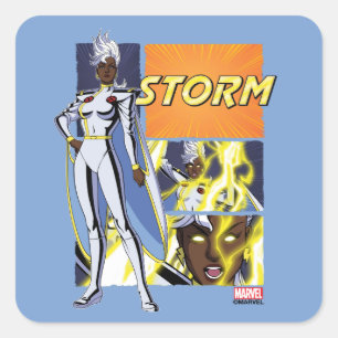 Storm Character Panel Graphic Square Sticker