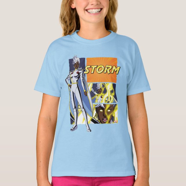 Storm Character Panel Graphic T-Shirt (Front)