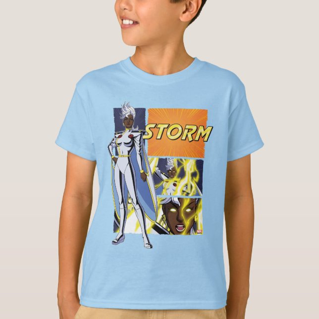 Storm Character Panel Graphic T-Shirt (Front)