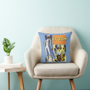 Storm Character Panel Graphic Throw Pillow