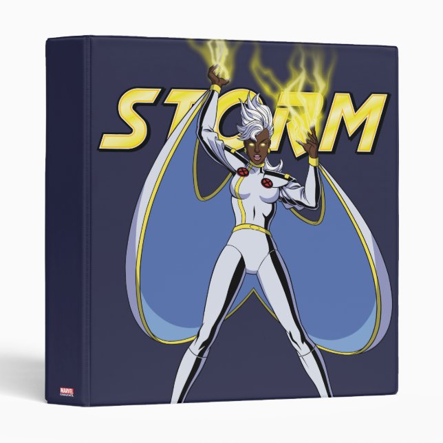 Storm Character Pose 3 Ring Binder (Front/Spine)