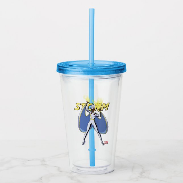 Storm Character Pose Acrylic Tumbler (Front)