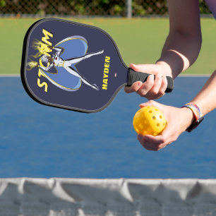 Storm Character Pose Pickleball Paddle