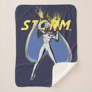 Storm Character Pose Sherpa Blanket