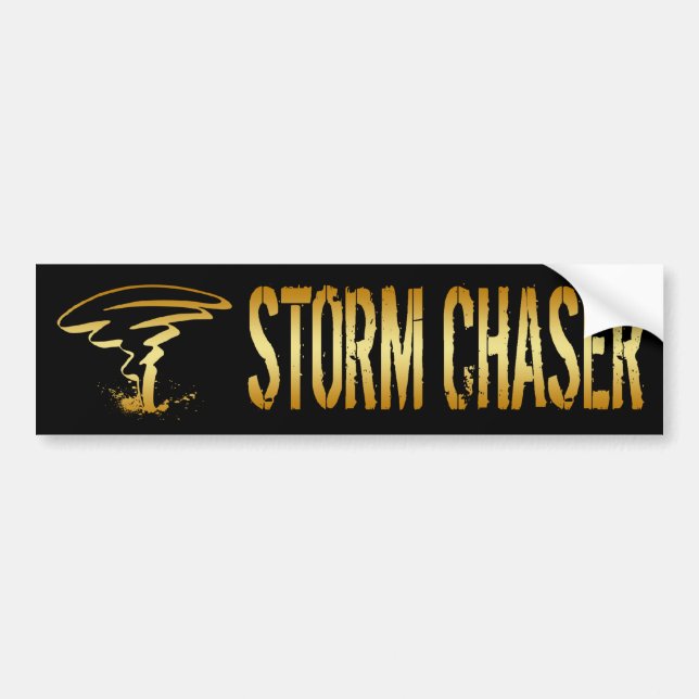 STORM CHASER BUMPER STICKER (Front)