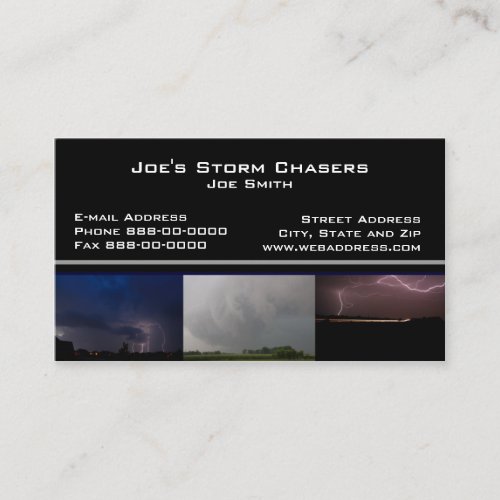 Storm Chaser Business Card