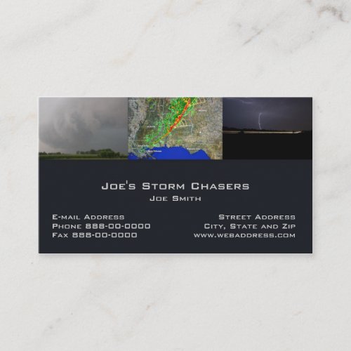 Storm Chaser Business Card