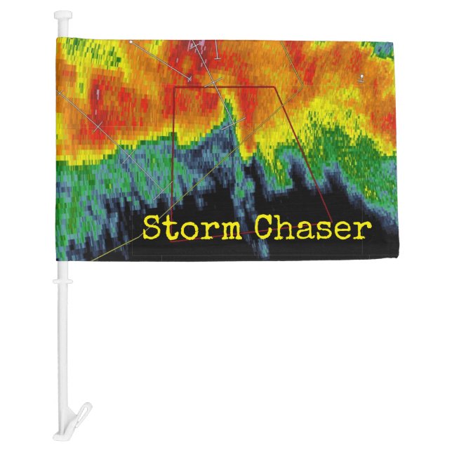 Storm Chaser Car Flag (Front)