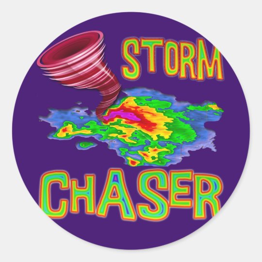 Storm Chaser Classic Round Sticker
