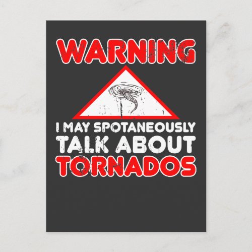 Storm Chaser Funny Storm Hunter Quote Weather Postcard