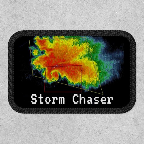 Storm Chaser Hook Echo Radar Image Patch